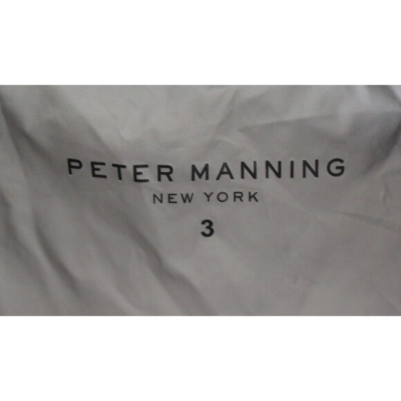 Peter Manning Size 3 New York Grey Duck Down Puffer Jacket zip pockets - Picture 2 of 13